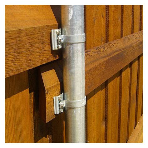 1 1 4 metal fence post mount bracket|4 inch fence post clamp.